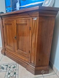 angolo arte povera massello noce