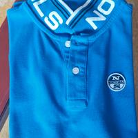 polo manica corta North da sails bianca