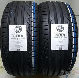2 GOMME 225 40 18 DUNLOP A75127