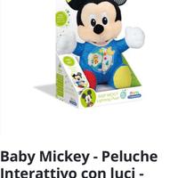 Mickey peluche interattivo
