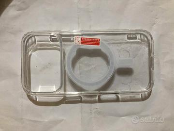 Cover trasparente con anello magnetico