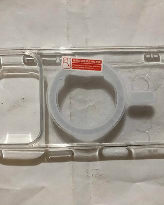 Cover trasparente con anello magnetico