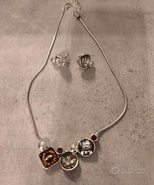 collana e orecchini Swarovski 