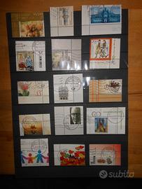 Lotto b. 1258 - Germania francobolli ad angolo