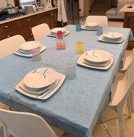 Kasanova - Set piatti quadrati linea Leila per 6