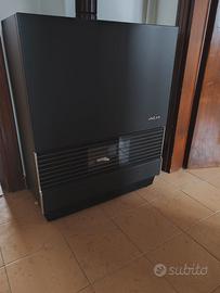 Stufa a gas colore nero