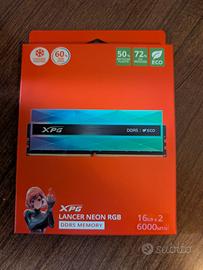 ram xpg lancer neon 2x16 6000 cl30