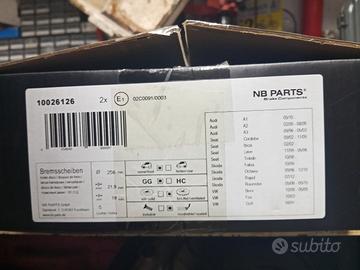 dischi freno auto 256mm 5 fori...