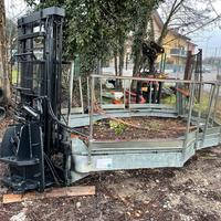 S25 Piattaforma raccolta per escavatore o muletto