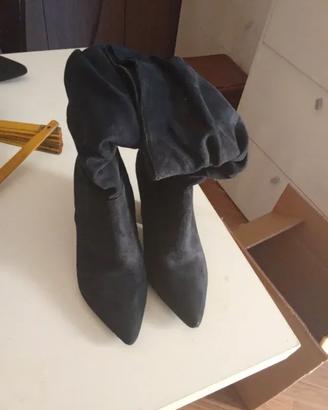 Stivali alti neri 38