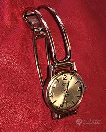 OROLOGIO SILVER CASSA E BRACCIALE ORO 18 K