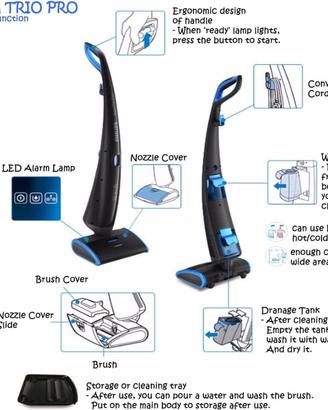 lavapavimenti Philips FC7088 aquatrio pro usata