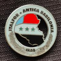 RARO VARIANTE  DISTINTIVO  MISSIONE  ITALFOR  IRAQ
