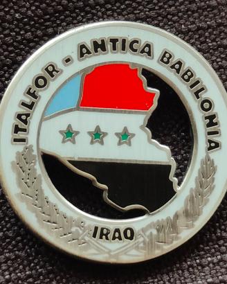 RARO VARIANTE  DISTINTIVO  MISSIONE  ITALFOR  IRAQ