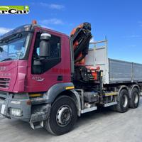 Iveco Trakker 410 Scarrabile con cassa gru euro 5