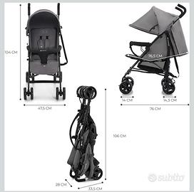 Passeggino Kinderkraft leggero e pieghevole