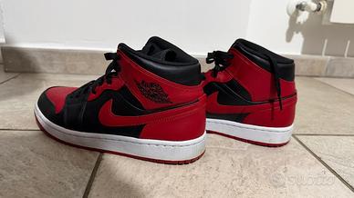 Air Jordan 1 Mid Black/Red