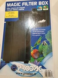 scatola filtro per acquario 