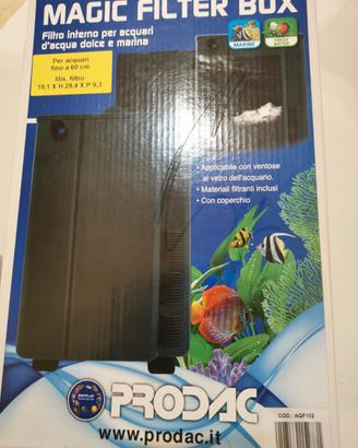 scatola filtro per acquario 