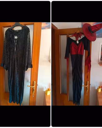 Vestiti di halloween Morticia Addams e la strega