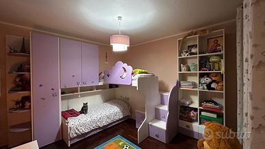 Camereta completa con letto a castello