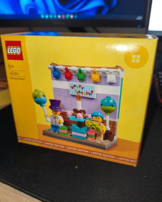 Lego limited edition 40584 diorama di compleanno