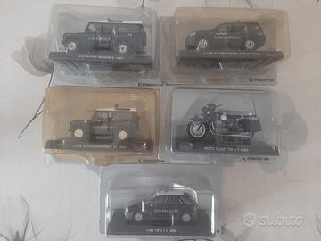 N.5 MODELLINI CARABINIERI 1/43