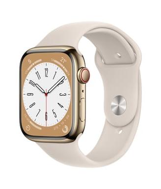 Apple watch serie 8 acciaio color oro gps