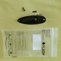 Presa Jack nera mono 6.3mm per stratocaster