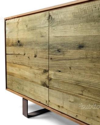 Credenza \Madia di design , legno di rovere Antico