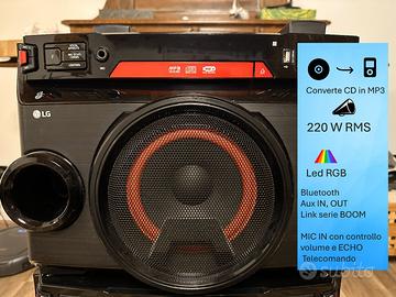 Xboom 220W RMS CD RIP