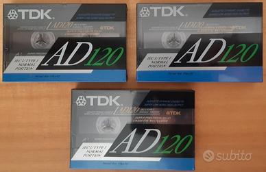 Lotto Cassette TDK AD120 Sigillate