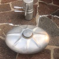 Scaldapiedi metallo e caffettiera napoletana metal