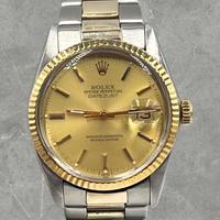 Rolex Datejust Oro E Acciaio 36MM Plexy Ref. 16013