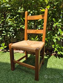 4 Sedie legno massello 