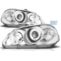 FARI HONDA CIVIC 99-01 ANGEL EYES FONDO CROMATO