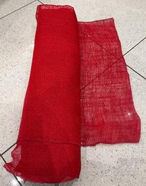 Tessuto retato e cotone canvas