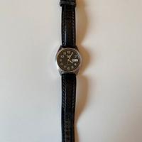 orologio seiko acciaio e pelle