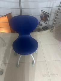 Sedia con rotelle scrivania