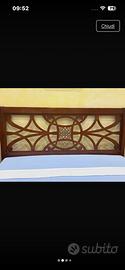 Letto matrimoniale in legno massello