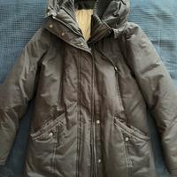 Parka blu scuro donna
