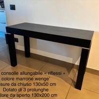 Tavolo consolle allungabile