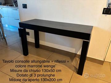 Tavolo consolle allungabile