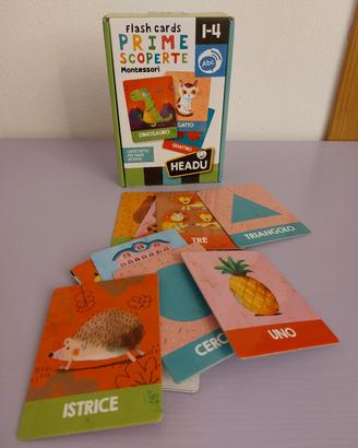 Carte tattili Prime Scoperte Montessori 