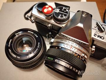 Olympus OM System Zuiko 50 f 1.8 Vivitar 28 f 2 8