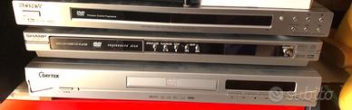3 Lettori DVD-CD Senza Telecomando