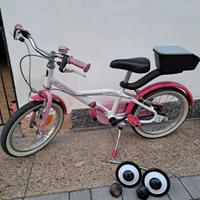 Bicicletta Bici Btwin Bambina 16 pollici