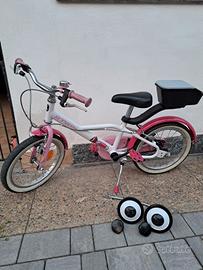 Bicicletta Bici Btwin Bambina 16 pollici