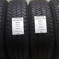 4 GOMME E CERCHI 215 65 16C BARUM A2049