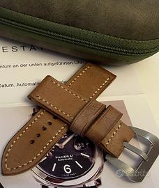 Per PANERAI Cinturino HANDMADE Vintage 24/24 Brown